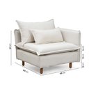Ver imagem 4 de Sofá Modular Braço Lateral com Pé Madeira Sôma CabeCasa MadeiraOriginals