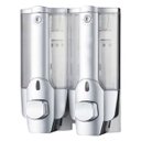 Ver imagem 6 de Dispenser Duplo Sabonete Liquido Kit 26 Unidades Alcool Gel Shampoo Banheiro Shopping Hotel Restaura