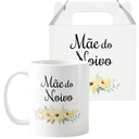 Ver imagem 1 de Caneca para Mãe do Noivo Lembrança de Casamento - Floral