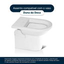 Ver imagem 4 de Tampa de Vaso Sanitário Decorado Duna Preto para Bacia Deca