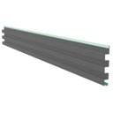 Ver imagem 5 de Painel Ripado Metálico Lystra Cinza Titânio – Kit 5,90 M² | Infinity Wall - Kingspan Isoeste