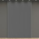 Ver imagem 4 de Painel Ripado Metálico Lystra Cinza Titânio – Kit 5,90 M² | Infinity Wall - Kingspan Isoeste