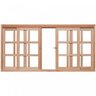 Janela de Madeira de Correr 120x240cm com Caixilho 9,4cm Ewk 394 Rondosul - 2