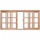 Ver imagem 1 de Janela de Madeira de Correr 100x150cm com Caixilho 9,4cm Ewk 394 Rondosul