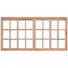 Janela de Madeira de Correr 100x150cm Com Caixilho 9,4cm  EWK 394 Rondosul  - 2