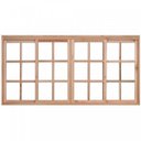 Ver imagem 1 de Janela de Madeira de Correr 100x200cm com Caixilho 9,4cm Ewk 394 Rondosul