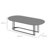 Mesa de Centro Pinifarina Maior Lâmina Natural de Madeira Pollo Decor - 3