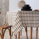 Ver imagem 2 de Toalha de Mesa Italiana Off White/preto 100% Algodão