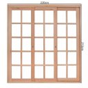 Ver imagem 2 de Porta de Madeira Balção de Correr 213x220cm com Batente 14cm Ewk 430 Rondosul