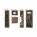 Ver imagem 4 de Quarto de Solteiro com Guarda Roupas e Mesa de Cabeceira Paris Luciane Móveis