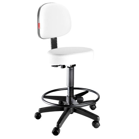 Cadeira Mocho Secretária Giratório Estética Massagista e Tatuador
