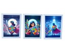 Ver imagem 1 de Quadros Decorativos Heroínas Guerreiras Autismo para Clinicas e Consultórios