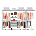Ver imagem 1 de Closet Aramado - Linear Clr 250 com Gaveta - 3,40m - Branco