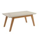 Ver imagem 2 de Mesa de Centro Pr Estilo Retrô com Tampo de 25mm Cor Off White Pt