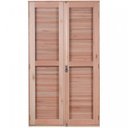 Ver imagem 1 de Porta de Madeira Balção de Correr 213x120cm com Batente 14cm EWK 440 Rondosul Ambos os Lados