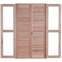 Ver imagem 2 de Porta de Madeira Balção de Correr 213x120cm com Batente 14cm EWK 440 Rondosul Ambos os Lados