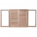 Ver imagem 3 de Janela de Madeira Veneziana 100x80cm com Caixilho 12cm Ewk 140 Rondosul