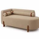 Ver imagem 2 de Sofá Orgânico Recamier Elegance Couro Legitimo