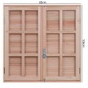 Ver imagem 4 de Janela de Madeira Veneziana 100x80cm com Caixilho 12cm Ewk 150 Rondosul