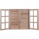 Ver imagem 3 de Janela de Madeira Veneziana 100x80cm com Caixilho 12cm Ewk 150 Rondosul