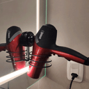 Ver imagem 4 de Suporte Porta Secador de Cabelo Preto com Ventosa de Parede Aço Faciliti Schmitt