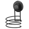 Suporte Porta Secador de Cabelo Preto com Ventosa de Parede Aço Faciliti Schmitt - 1