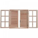 Ver imagem 2 de Janela de Madeira Veneziana 100x120cm com Caixilho 12cm Ewk 150 Rondosul