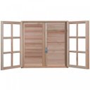 Ver imagem 3 de Janela de Madeira Veneziana 100x120cm com Caixilho 12cm Ewk 150 Rondosul