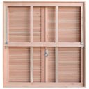 Ver imagem 1 de Janela de Madeira Veneziana 100x80cm com Caixilho e Guilhotina Ewk G990 Rondosul