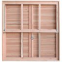 Ver imagem 1 de Janela de Madeira Veneziana 100x80cm com Caixilho e Guilhotina Ewk G990 Rondosul