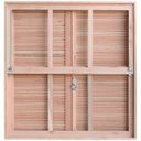 Ver imagem 1 de Janela de Madeira Veneziana 100x100cm com Caixilho e Guilhotina Ewk G990 Rondosul