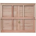 Ver imagem 1 de Janela de Madeira Veneziana 120x100cm com Caixilho e Guilhotina Ewk G990 Rondosul