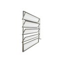 Ver imagem 2 de Vitro Basculante Brilhante 100x80 Linha Esmeralda Vidro Canelado