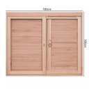 Ver imagem 4 de Janela de Madeira Veneziana 100x100cm com Caixilho 12cm Ewk 200 Rondosul