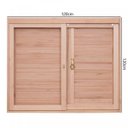 Ver imagem 4 de Janela de Madeira Veneziana 120x120cm com Caixilho 12cm Ewk 200 Rondosul