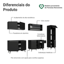 Ver imagem 7 de Armário de Cozinha Completa 300 cm Preto Nice Madesa 01