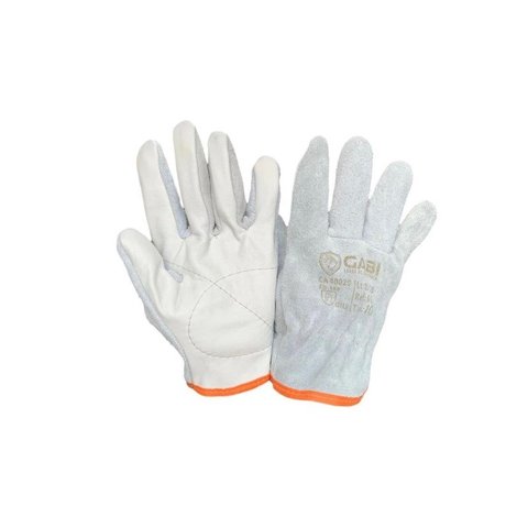 Luva Mista Vaqueta/raspa Punho 7cm Gabi Luvas Ca 40029 (10 Pares) Único