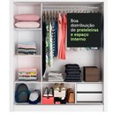 Ver imagem 7 de Guarda Roupa Casal Madesa Lyon 3 Portas de Correr 2 Gavetas - Branco/rustic