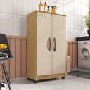 Ver imagem 2 de Armário Multiuso 2 Portas Porto Belo com Cômoda Sapateira Carvalho Off White Clique Chique