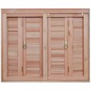 Ver imagem 1 de Janela de Madeira Veneziana 100x150cm com Caixilho 12cm Ewk 260 Rondosul