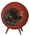 Ver imagem 1 de Arranhador Gatos Toca Vermelha
