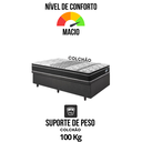 Ver imagem 7 de Base Box Baú 88x188 Linho Cinza com Colchão Gransleep Molas Verticoil