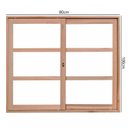 Ver imagem 2 de Janela de Madeira de Correr 100x80cm com Caixilho 8,5cm Ewk 290 Rondosul