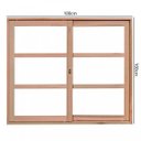 Ver imagem 2 de Janela de Madeira de Correr 100x100cm com Caixilho 8,5cm Ewk 290 Rondosul