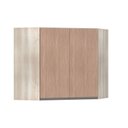 Ver imagem 1 de Armário Canto Diagonal 2 Portas Luci Legno Crema C/Cumaru