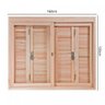 Janela de Madeira Pantográfica 120x160cm com Caixilho 14cm Ewk 360 Rondosul - 5