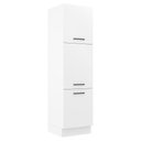 Ver imagem 1 de Paneleiro Agata 60 Cm 3 Portas - Branco Rustic/branco