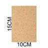 Chapa Mdf Cru 3mm Placa 10x15 Cm A4 para Artesanato Adesivo 50 Unidades - 2