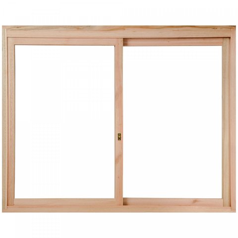 Janela de Madeira de Correr 100x100cm com Caixilho 9,4cm Ewr 380 Rondosul