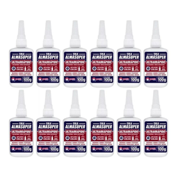 Kit 12 Adesivo Instantâneo Ultrarrápido Almasuper 100g Almata - 1